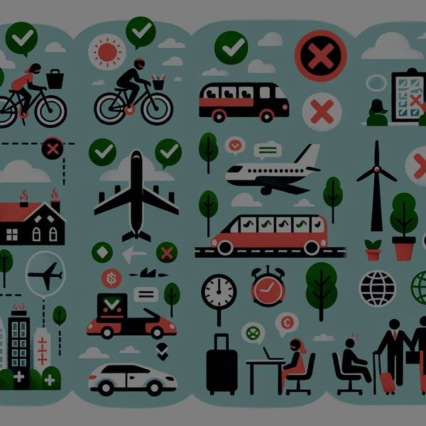 Quelles techniques pour réduire l'empreinte carbone des déplacements professionnels?